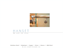 Tablet Screenshot of hansetcorp.com